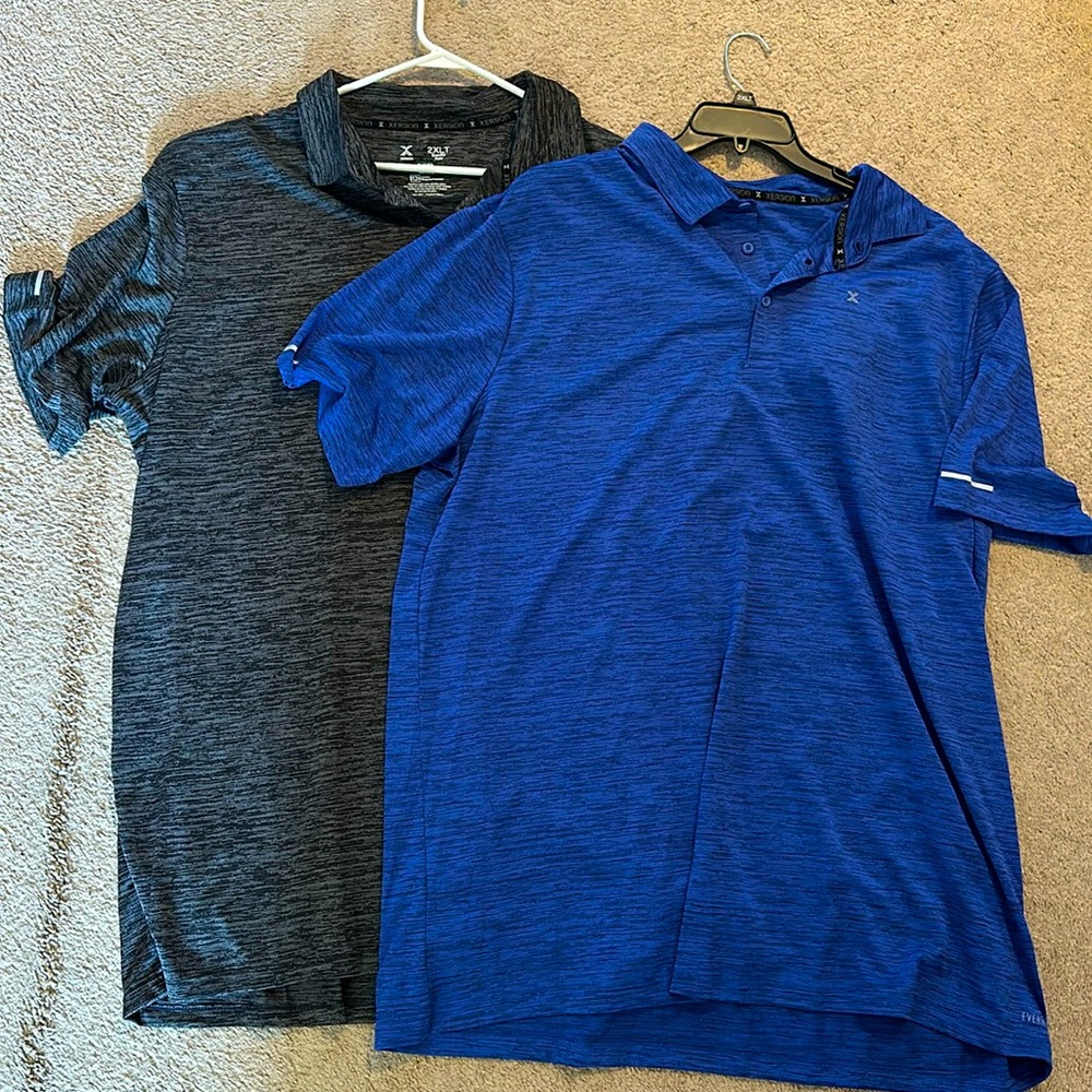 Set of 2 XXLT polo shirts